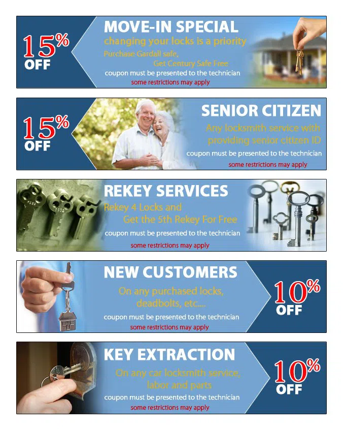 Roselle Park Locksmith Store Roselle Park, NJ 908-991-3005 - coupon23-set-five